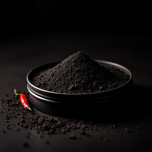 Phoenix Ash Blend, a dark, finely ground spice mix